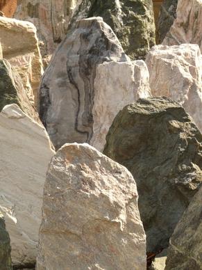 grave stones natural rock cemetery