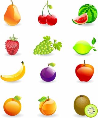 Icon Set, Fruits