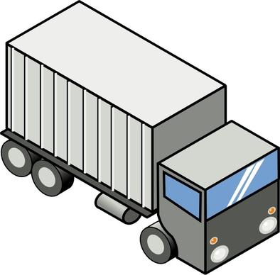 Iso Truck clip art