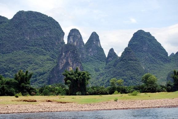 scenery of lijiang river