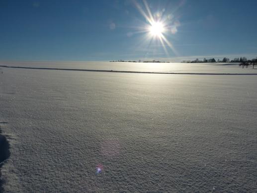 winter snow landscape