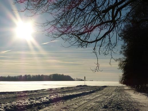 winter snow landscape