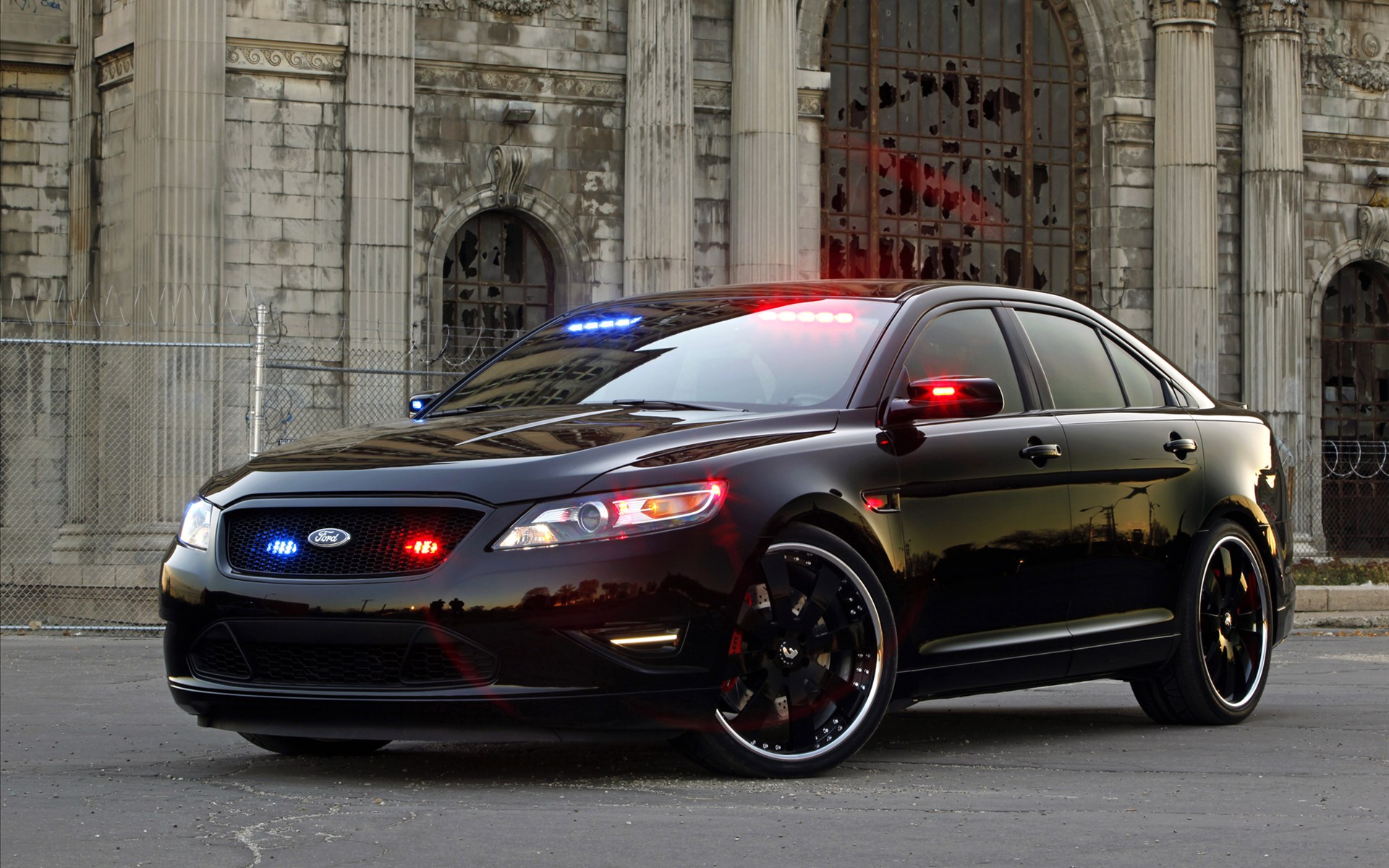 Undercover Police Car Wallpaper