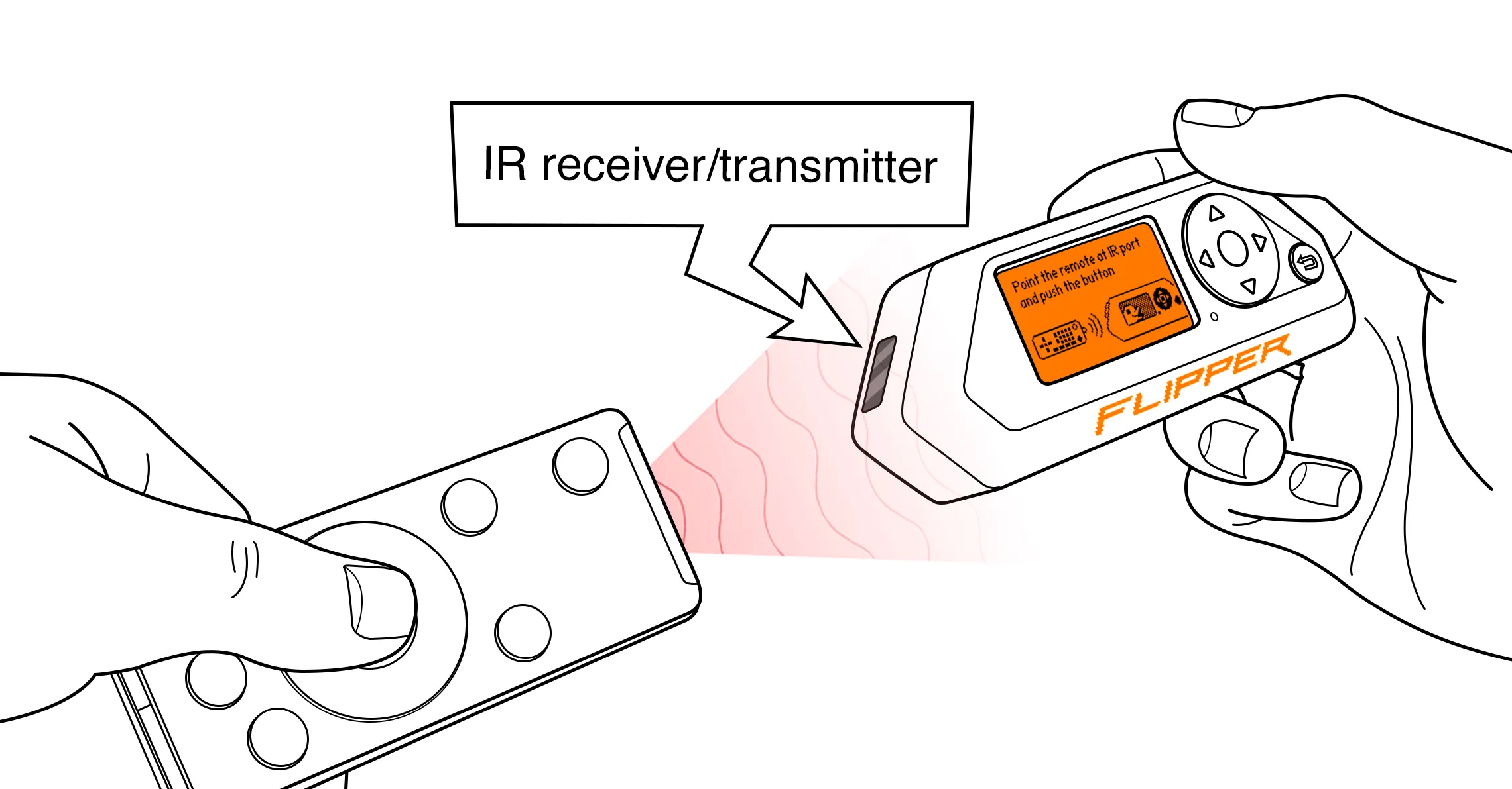 Keep your remote in the line of sight of the IR receiver