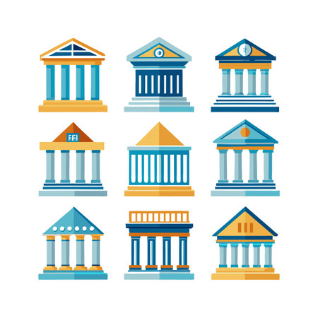 Illustration for Set of Business and Finance Icons - Royalty Free Image