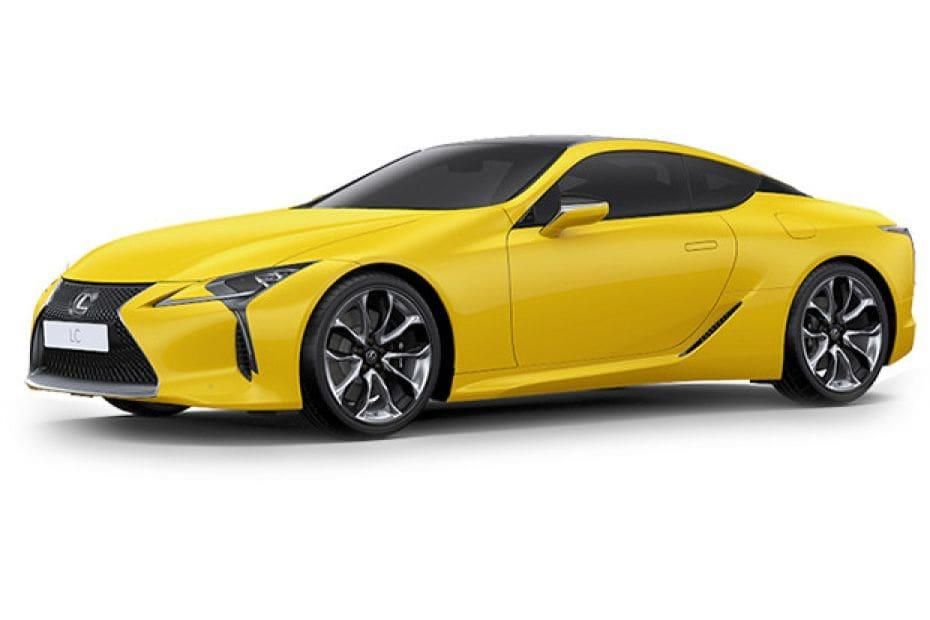 Lexus LC Naples Yellow