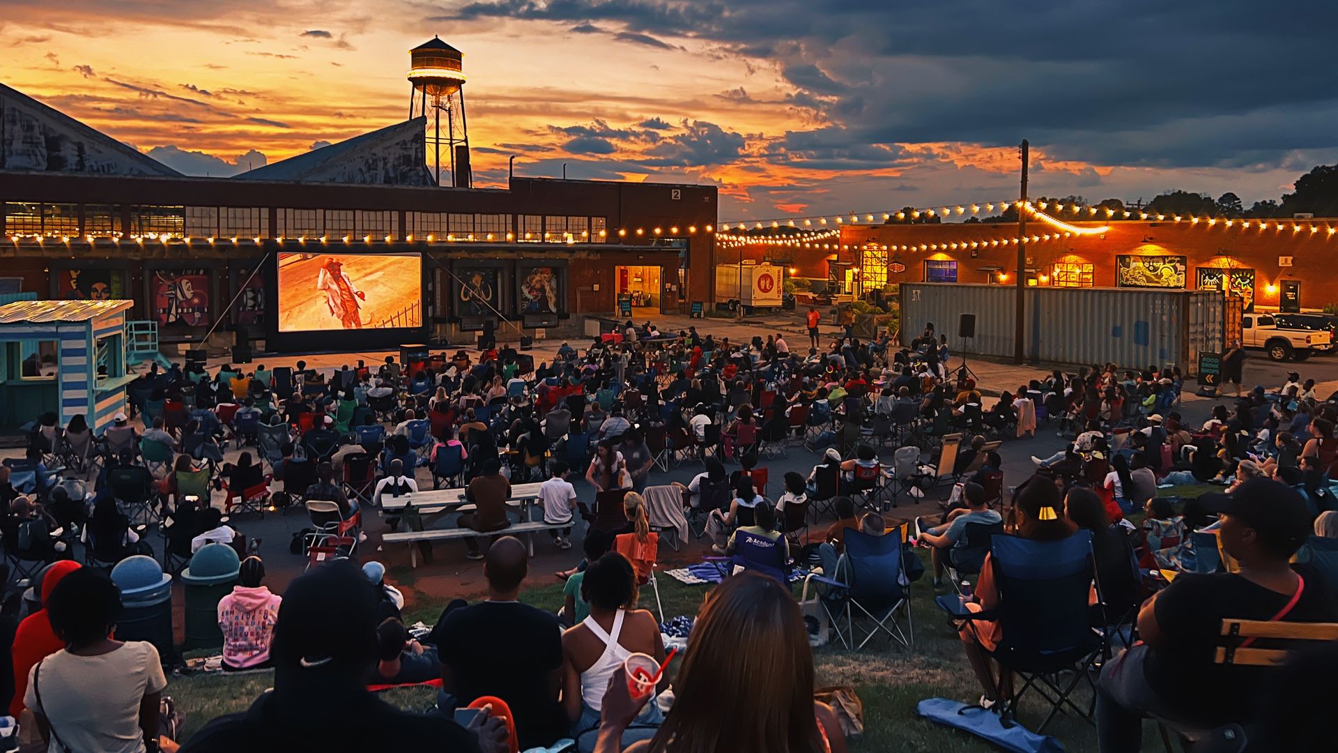 🍿 Summer movie series at Camp North End - Axios Charlotte