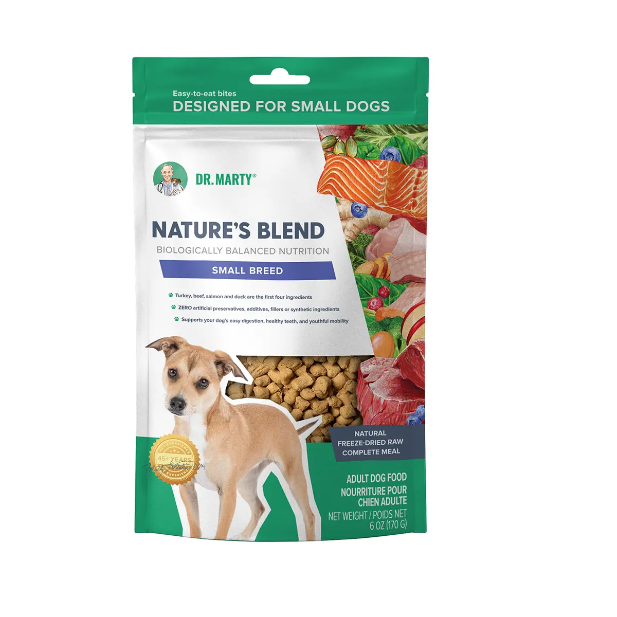 Dr. Marty Nature's Blend Small Breed Freeze-Dried Dog Food