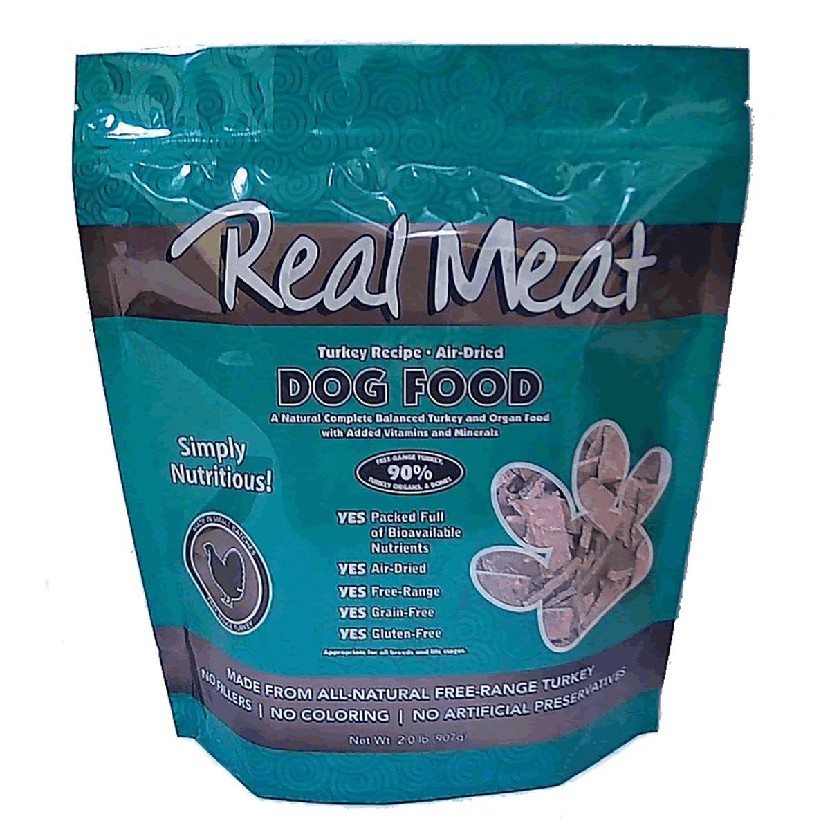 Real Meat Air-Dried Dog Food - Turkey