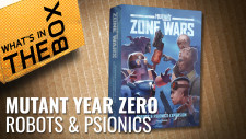 Unboxing: Mutant Year Zero – Zone Wars: Robots & Psionics | Free League Publishing