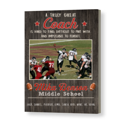 Personalized Coach Gift For Footbal