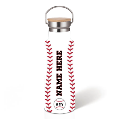 custom baseball name water bottle gift for baseball player baseball gift for boy tumbler for baseball team