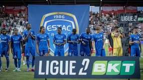 L'équipe de football de Troyes, en Ligue 2 pour la saison 2024/2025.