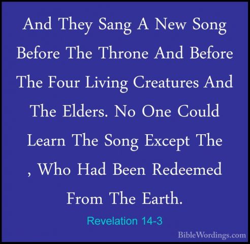 Revelation 14 - Holy Bible English - BibleWordings.com image.