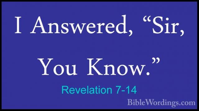 Revelation 7 - Holy Bible English - BibleWordings.com