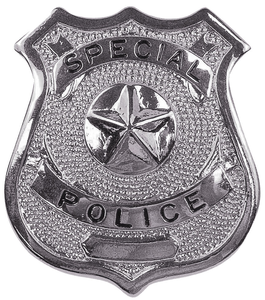 Silver Special Police Shield Badge - Everything Else