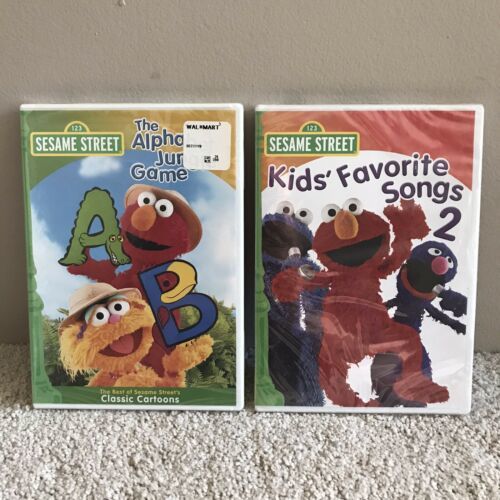 2 DVD lot - Sesame Street - The Alphabet Jungle Game, Kids Favorite ...