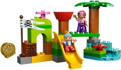 <h1>Never Land Hideout</h1><div class='tags floatleft'><a href='/sets/10513-1/Never-Land-Hideout'>10513-1</a> <a href='/sets/theme-Duplo'>Duplo</a> <a class='subtheme' href='/sets/subtheme-Jake-and-the-Never-Land-Pirates'>Jake and the Never Land Pirates</a> <a class='year' href='/sets/theme-Duplo/year-2013'>2013</a> </div><div class='floatright'>©2013 LEGO Group</div>