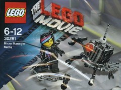 <h1>Micro Manager Battle </h1><div class='tags floatleft'><a href='/sets/30281-1/Micro-Manager-Battle'>30281-1</a> <a href='/sets/theme-The-LEGO-Movie'>The LEGO Movie</a> <a class='subtheme' href='/sets/subtheme-Promotional'>Promotional</a> <a class='year' href='/sets/theme-The-LEGO-Movie/year-2014'>2014</a> </div><div class='floatright'>©2014 LEGO Group</div>