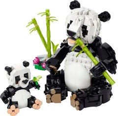 <h1>Wild Animals: Panda Family</h1><div class='tags floatleft'><a href='/sets/31165-1/Wild-Animals-Panda-Family'>31165-1</a> <a href='/sets/theme-Creator'>Creator</a> <a class='subtheme' href='/sets/subtheme-3-in-1'>3 in 1</a> <a class='year' href='/sets/theme-Creator/year-2025'>2025</a> </div><div class='floatright'>©2025 LEGO Group</div>