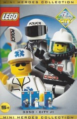 <h1>Three Minifig Pack - City #1</h1><div class='tags floatleft'><a href='/sets/3350-1/Three-Minifig-Pack-City-1'>3350-1</a> <a href='/sets/theme-Town'>Town</a> <a class='subtheme' href='/sets/subtheme-City'>City</a> <a class='year' href='/sets/theme-Town/year-2000'>2000</a> </div><div class='floatright'>©2000 LEGO Group</div>