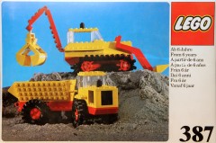 <h1>Excavator and Dumper</h1><div class='tags floatleft'><a href='/sets/387-1/Excavator-and-Dumper'>387-1</a> <a href='/sets/theme-LEGOLAND'>LEGOLAND</a> <a class='year' href='/sets/theme-LEGOLAND/year-1976'>1976</a> </div><div class='floatright'>©1976 LEGO Group</div>