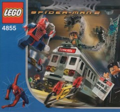 <h1>Spider-Man's Train Rescue</h1><div class='tags floatleft'><a href='/sets/4855-1/Spider-Man-s-Train-Rescue'>4855-1</a> <a href='/sets/theme-Spider-Man'>Spider-Man</a> <a class='subtheme' href='/sets/subtheme-Spider-Man-2'>Spider-Man 2</a> <a class='year' href='/sets/theme-Spider-Man/year-2004'>2004</a> </div><div class='floatright'>©2004 LEGO Group</div>