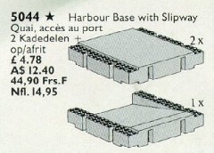 <h1>Harbour Base with Slipway</h1><div class='tags floatleft'><a href='/sets/5044-1/Harbour-Base-with-Slipway'>5044-1</a> <a href='/sets/theme-Service-Packs'>Service Packs</a> <a class='subtheme' href='/sets/subtheme-Town'>Town</a> <a class='year' href='/sets/theme-Service-Packs/year-1991'>1991</a> </div><div class='floatright'>©1991 LEGO Group</div>