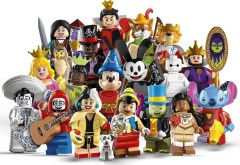 <h1>LEGO Minifigures - Disney 100 Series - Complete</h1><div class='tags floatleft'><a href='/sets/71038-19/LEGO-Minifigures-Disney-100-Series-Complete'>71038-19</a> <a href='/sets/theme-Collectable-Minifigures'>Collectable Minifigures</a> <a class='subtheme' href='/sets/subtheme-Disney-100-Series'>Disney 100 Series</a> <a class='year' href='/sets/theme-Collectable-Minifigures/year-2023'>2023</a> </div><div class='floatright'>©2023 LEGO Group</div>