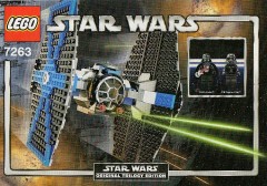 <h1>TIE Fighter</h1><div class='tags floatleft'><a href='/sets/7263-1/TIE-Fighter'>7263-1</a> <a href='/sets/theme-Star-Wars'>Star Wars</a> <a class='subtheme' href='/sets/subtheme-Episode-IV'>Episode IV</a> <a class='year' href='/sets/theme-Star-Wars/year-2005'>2005</a> </div><div class='floatright'>©2005 LEGO Group</div>