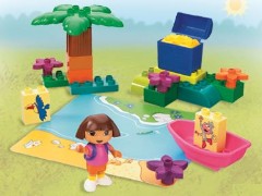 <h1>Dora's Treasure Island</h1><div class='tags floatleft'><a href='/sets/7330-1/Dora-s-Treasure-Island'>7330-1</a> <a href='/sets/theme-Explore'>Explore</a> <a class='subtheme' href='/sets/subtheme-Dora-the-Explorer'>Dora the Explorer</a> <a class='year' href='/sets/theme-Explore/year-2004'>2004</a> </div><div class='floatright'>©2004 LEGO Group</div>