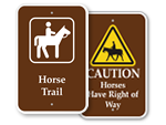 Horse Trail Signs