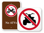 No ATV Signs