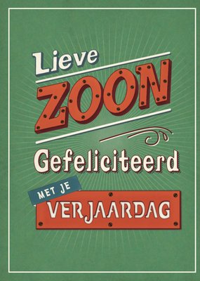 Paperclip | Verjaardagskaart | Lieve zoon