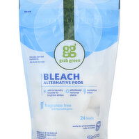 Grab Green Bleach Alternative Pods, Fragrance Free - 15.2 Ounce 