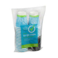 Simply Done To-Go Cups With Re-Closable Lids - 12 Fluid ounce 