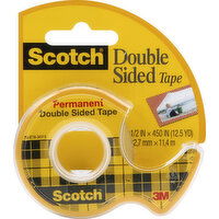 Scotch Tape, Double Sided, Permanent - 1 Each 