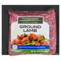 Thomas Farms Lamb, Ground - 16 Ounce 