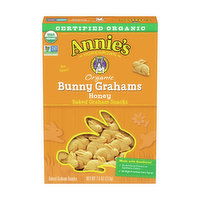 Annie's Homegrown Bunny Grahams Organic Honey Baked Graham Snacks, 7.5 Ounce