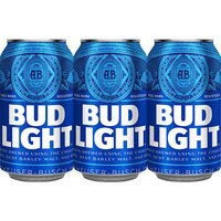 Bud Light Beer, Cans (Pack of 6), 72 Ounce