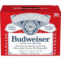 Budweiser, Cans (Pack of 30), 360 Ounce