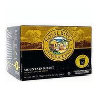 Royal Kona Mountain Roast Single Serve Coffee Pods, 12 Each