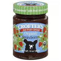 Crofter's Just Fruit Organic Strawberry Spread, 10 Ounce