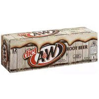 A&W Diet Root Beer, Cans (Pack of 12), 12 Ounce