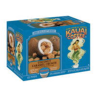 Kauai Coffee Coconut Caramel Crunch Coffee Pods, 12 Each