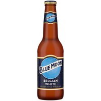 Blue Moon Beer, Belgian White, 12 Ounce