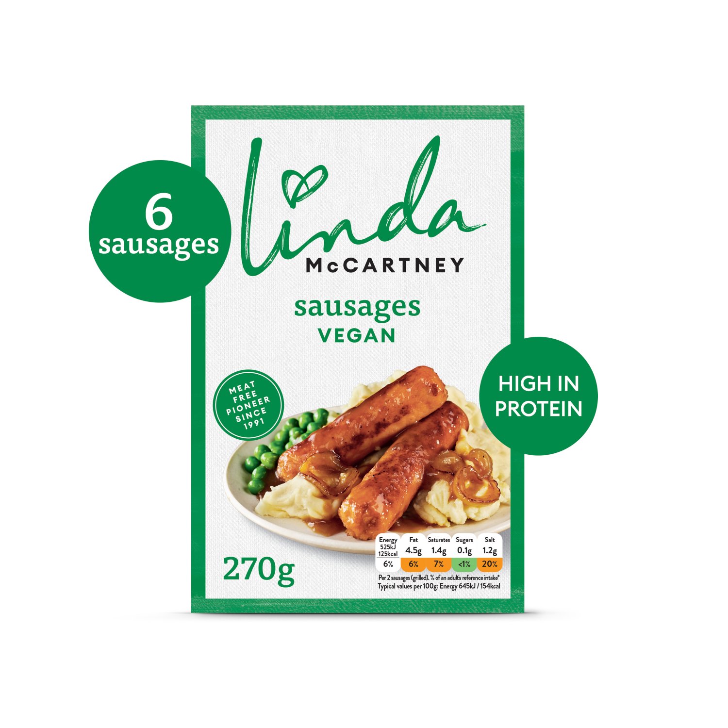 Linda Mccartney Vegetarian Sausages (270 g)