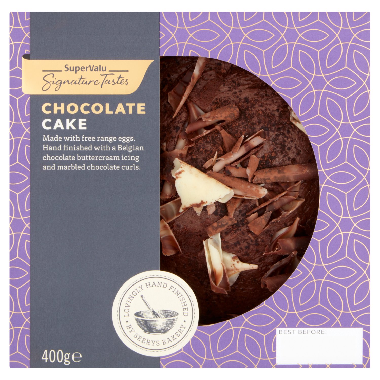 SuperValu Signature Tastes Chocolate Round Cake (400 g)