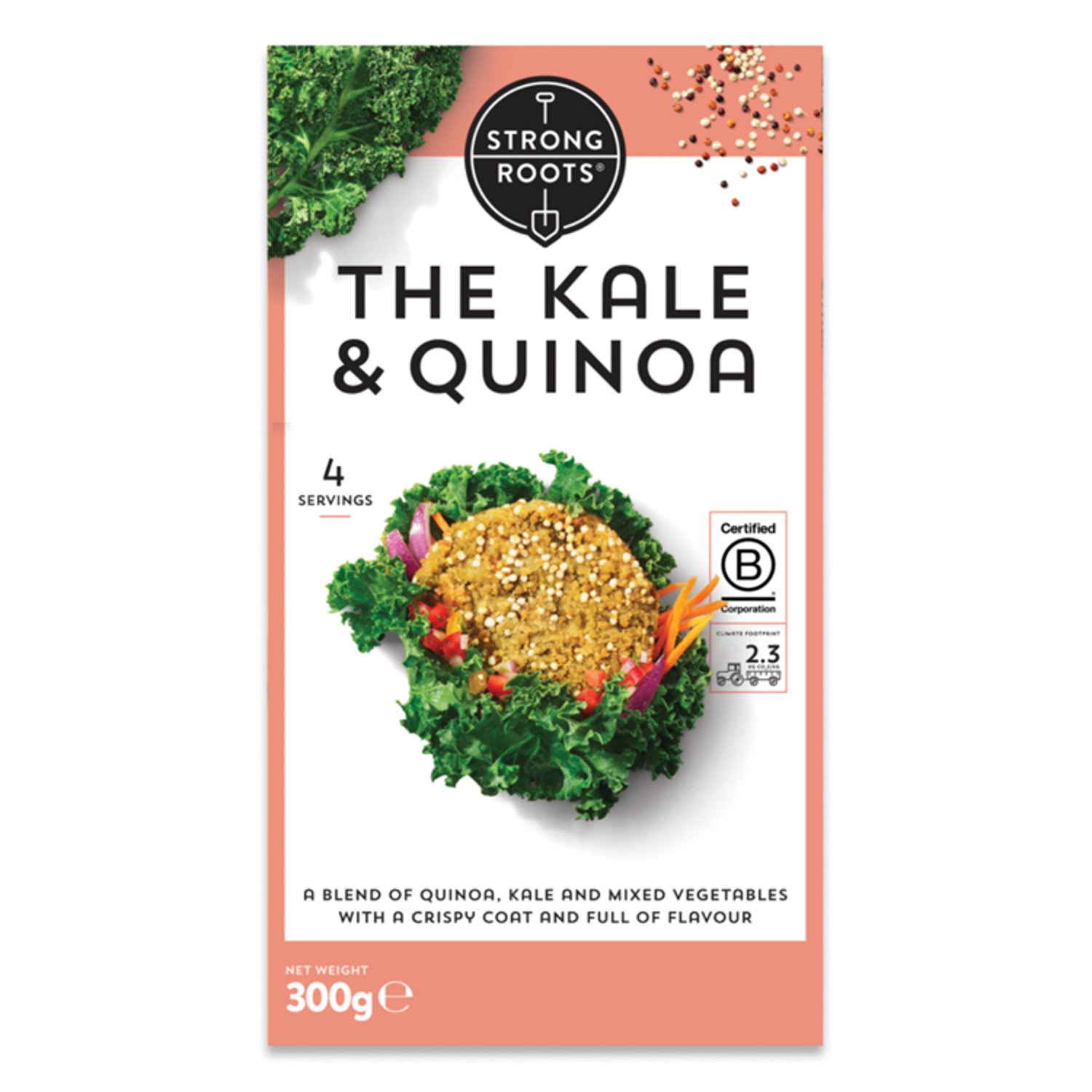 Strong Roots Kale & Quinoa Burger (300 g)