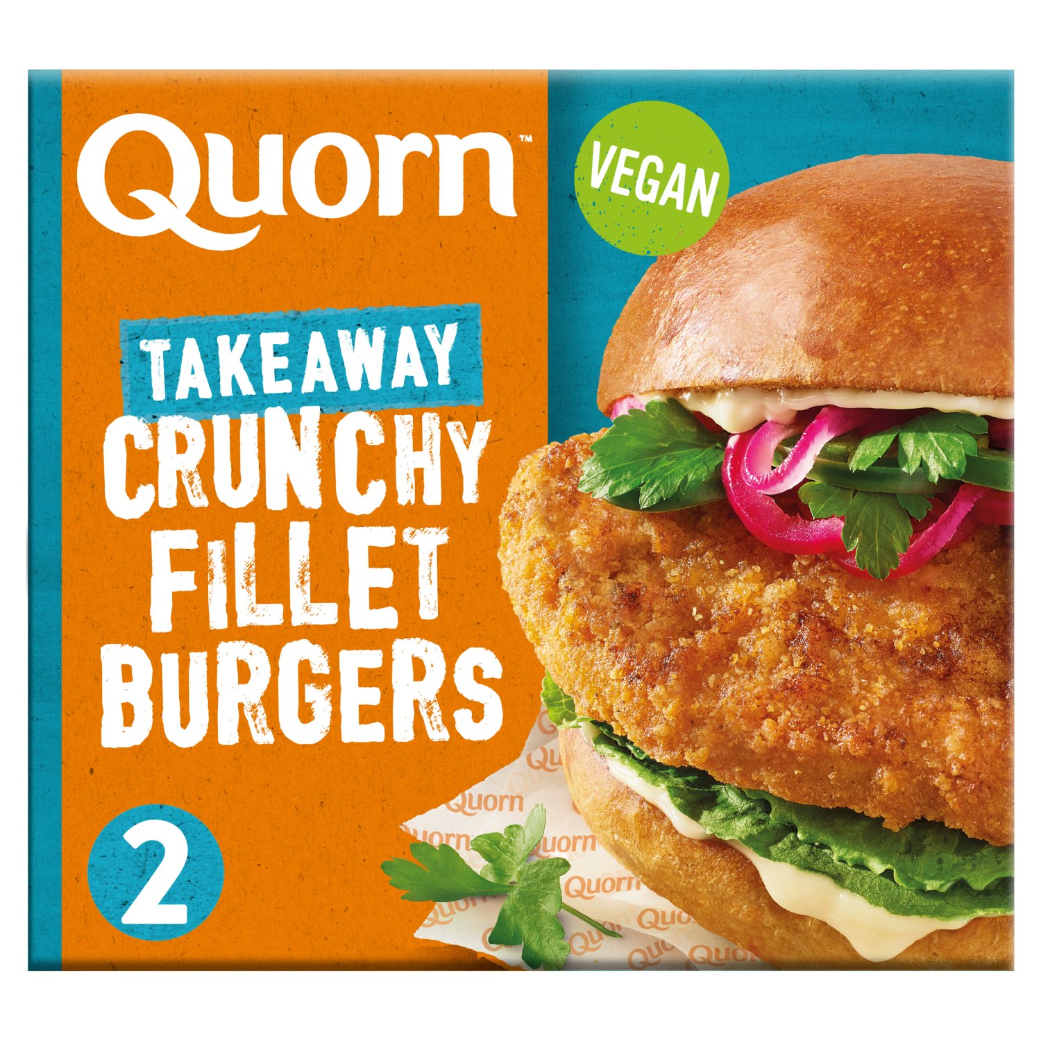 Quorn Vegan Crunchy Fillet Burger (190 g)